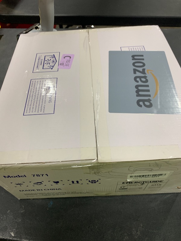 Photo 1 of Modern Flush Mount Ceiling Fan-Low Profile Ceiling Fan with Light,13" RGB Dimmable LED Enclosed Ceiling Fans,Modern Bladeless LED-RGB Ambient Light for Bedroom Kids Room Party?Black?