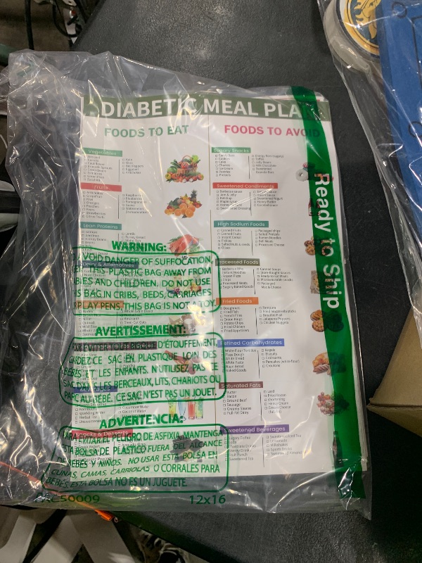 Photo 1 of 3pcs Diabetes Food list and Meal Planner, 28 Healthy Diabetic Food Chart Meal Guide for Type 1 & Type 2?400+ Diabetes Foods List Chart with Size,Glycemic Index,Low Carb,Calories(Green)