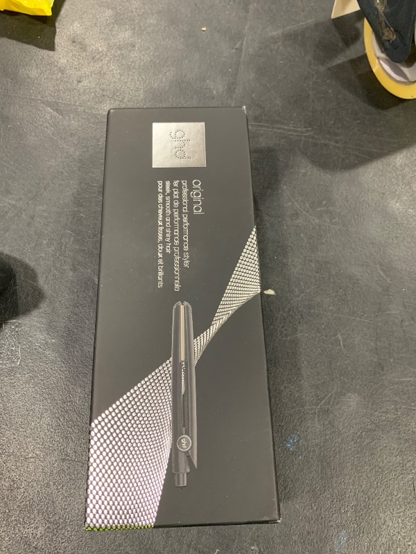 Photo 1 of ghd Original Styler - 1” Flat Iron Hair Straightener with Ceramic Heat Technology, 365ºF Safe Styling Temperature, Smooth Gloss Plates, Fast Heat-Up and Auto Sleep Mode - Black
