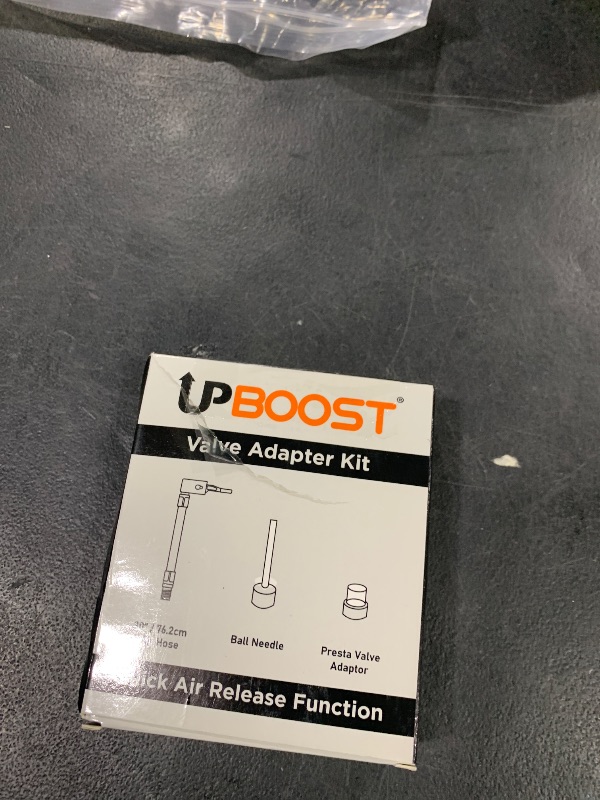 Photo 1 of UPBOOST Quick Air Release Extention Replacement Hose for Tire Inflators | Portable Air Compressor | Tire Valve Air Chuck Lock | Air Tire Inflator Pump Hose | Presta Valve + Ball Needle (30''/76.2cm)