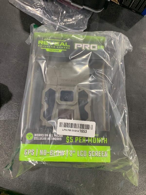Photo 1 of TACTACAM Reveal Pro 3.0 LTE Cellular Trail Camera AT&T and Verizon, 4K Photo Quality, No Glow Flash, No SD Card Required (RV-TC-XPRO3) for Hunting, Security, Surveillance