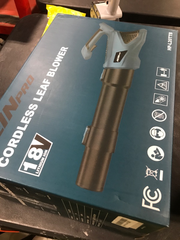Photo 1 of HEINPRO Cordless Leaf Blower Up to 500CFM Compatible with Makita 18V Battery (Bare Tool), Electric Leaf Blower Cordless with 5 Speed Modes, Handheld Battery Powered Leaf Blowers for Lawn Care