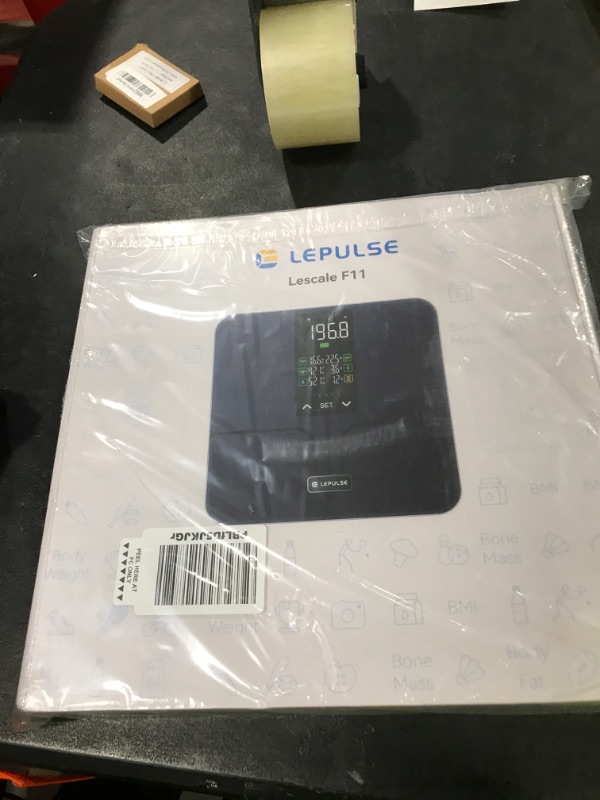 Photo 1 of Lepulse Body Fat Scale No APP, 500lb Smart Scale for Body Weight BMI Body Fat Muscle Mass with 5.44" Large Display, Most Accurate Weight Scale, Bathroom Digital Scale with 8 Body Composition Analysis
