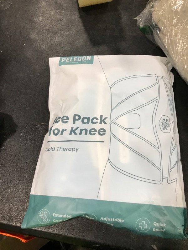 Photo 1 of Knee Ice Pack Wrap (1 Pack) - Adjustable Ice Pack for Knees Surgery, Replacement, Arthritis Pain, ACL, Sports Injuries, Post Surgery, for Long Duration - 1 Pack