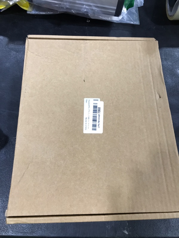 Photo 1 of DLUGOPIS 2 Pcs Inch Checks Storage Box with Lid Document Boxes Document Bin Banker Boxes Foldable Receipt Box Storage Navy Blue Cardboard Record Boxes For Business Pesonal Books Files 12"x10"x5"