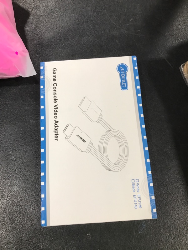 Photo 1 of AUTOUTLET Wii to HDMI Converter 1080P 5ft/150cm for Full HD Device, Adapter with HDMI Male Cable Output Compatible with Nintendo Wii, Wii U, HDTV, Monitor-Supports All Wii Display Modes