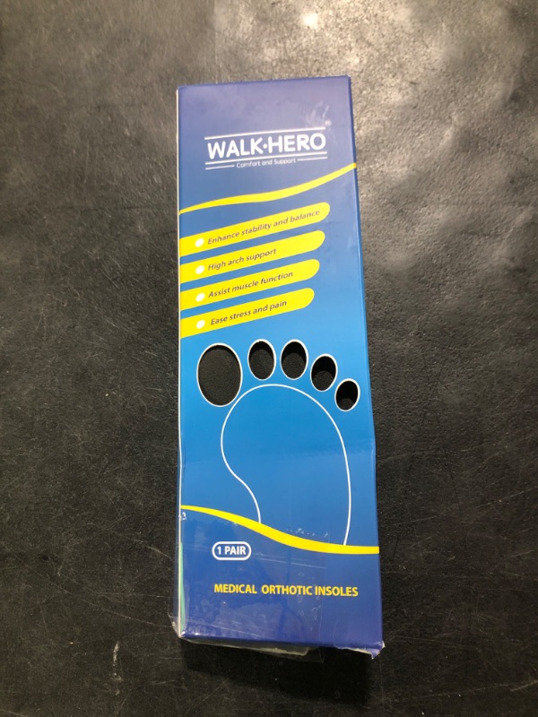 Photo 1 of Plantar Fasciitis Feet Insoles Arch Supports Orthotics Inserts Relieve Flat Feet, High Arch (Mens 5-5 1/2 | Womens 7-7 1/2)