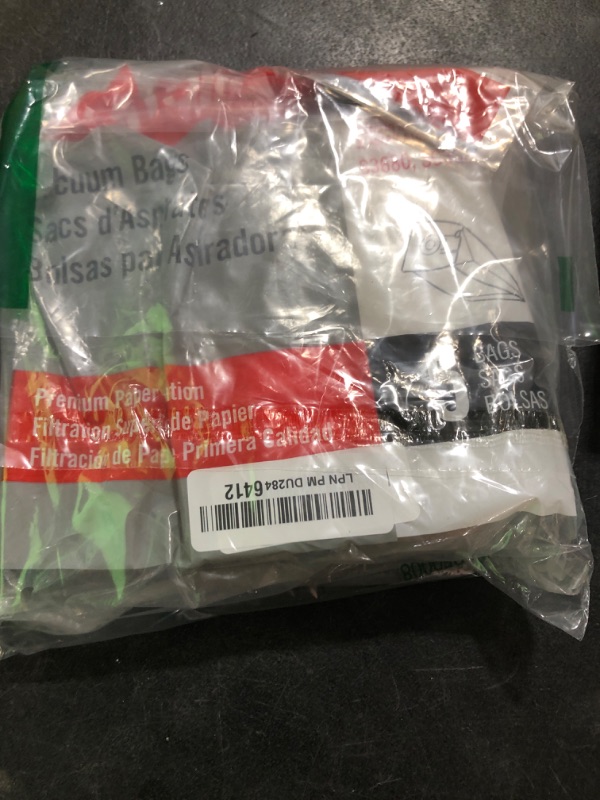 Photo 1 of Sanitaire Style MM Allergen Vacuum Bags f/S3680 - Style MM - Micro Allergen - White