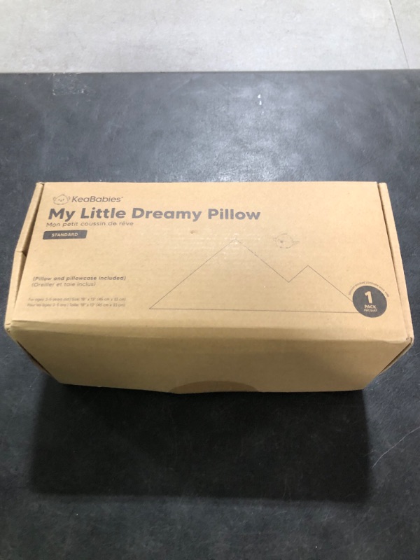 Photo 1 of Toddler Pillow with Pillowcase - 13x18 My Little Dreamy Kids Travel Bed Pillows for Sleeping, Organic Cotton Small Pillowcase, Soft & Breathable, Machine Washable, Toddlers 2-5 Years Old (Meadow)