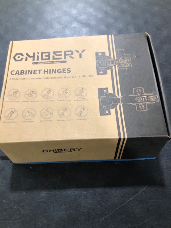 Photo 1 of Chibery 50 Pack 5/8" Overlay 3D Soft Close Concealed Hinge for Face Frame Door, Smooth Slow Self Closing Hinges, Satin Nickel, Hidden 105° Open Angle Stainless Steel Hinge for Kitchen Cabinet Door