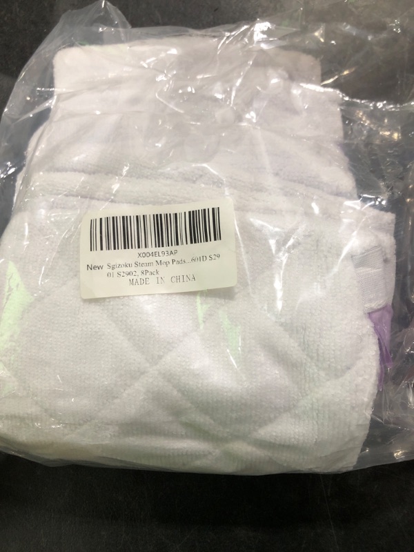 Photo 1 of Sgizoku S3501 S3601 Steam Mop Replacement Pads for Shark S3501 S3601 S3550 S3801 S3901 S3601D S3801CO S3901D S3455K S2902 SE450 Steam and Scrub Pocket Mop Steamer Pads (8 Soft Pads)