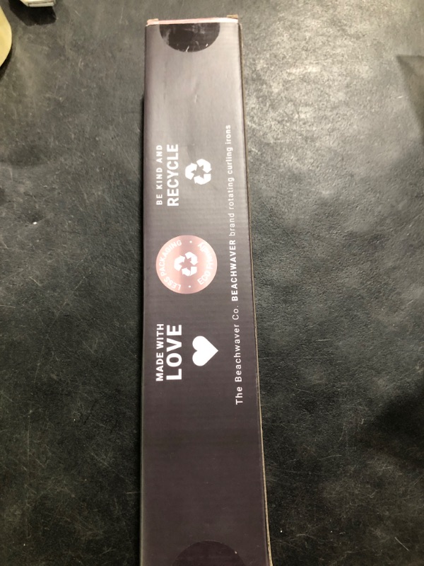 Photo 1 of The Beachwaver Co. Beachwaver B1.25 Rotating Curling Iron - Midnight Rose | Automatic 1.25 Inch Ceramic Curling Iron | Auto-Shut Off, Travel-Friendly, Dual Voltage | B-Series (BW160BX)