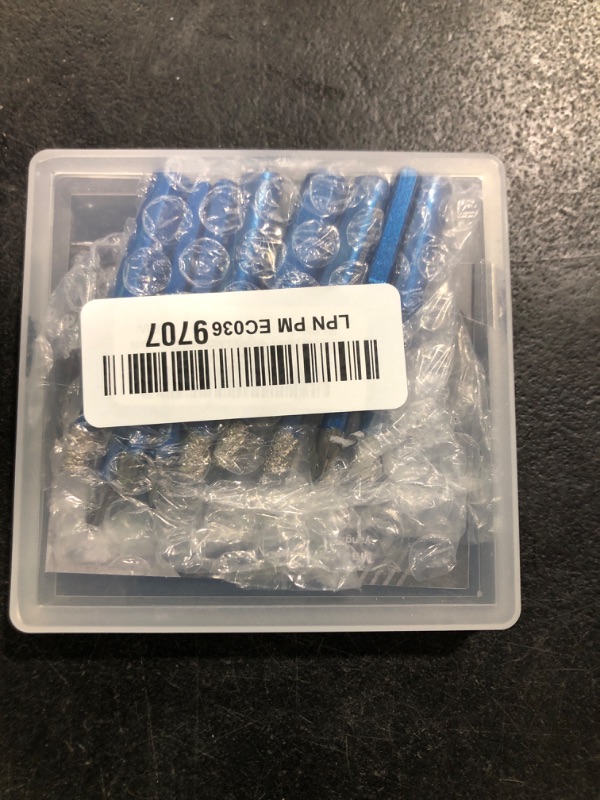 Photo 1 of Dry Diamond Core Drill Bit Set,BRSCHNITT1/4 * 5 Diamond Hole Saw& 1/4"*5 Carbide Drill bits with Triangle Shank for Porcelain Tile Ceramic Stone Granite Marble(10pcs)
