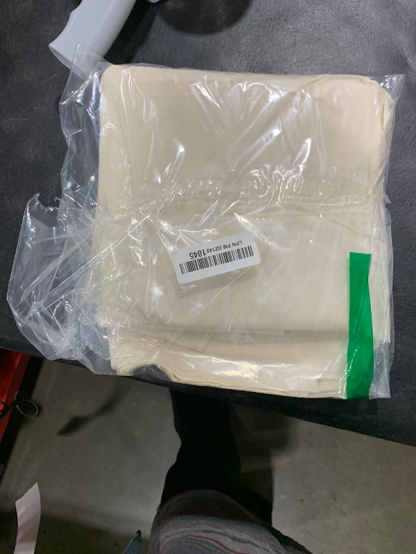 Photo 1 of HOTGODEN Light Weight 100% Cotton Muslin Fabric: 63 inch x 2,5,10 Yards Unbleached Muslin Linen Fabric Material for Sewing Material Apparel Cloth