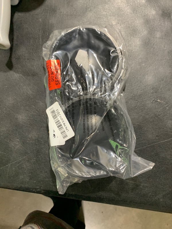 Photo 1 of Fernco QC-104 2 Pack 4-in. Qwik Cap Flexible PVC Pipe Cap with Stainless Steel Clamps, Black