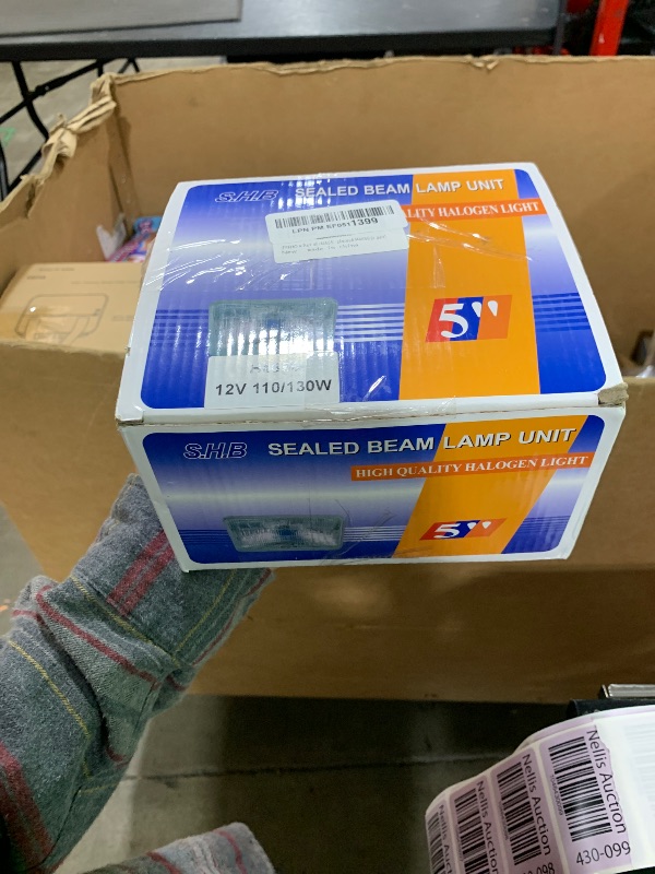 Photo 1 of JEEFHO A Pair of H4656 Super Vision Crystal Headlight, Halogen Sealed Beam Headlight, (5“square,165mm) (90/100w), Replaces# H4656