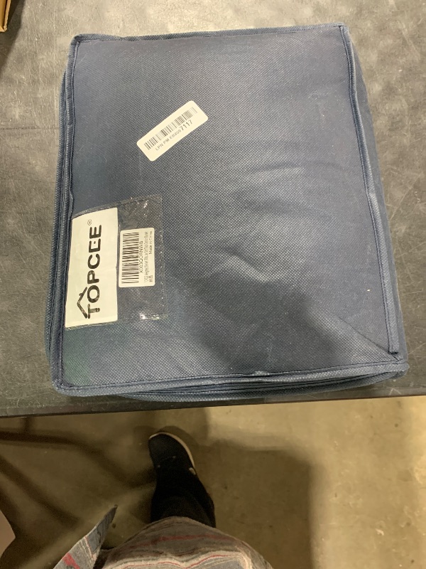 Photo 1 of Topcee Weighted Heavy Comfort Blanket, Soft , Thick, Cooling Breathable Polyester Material with Glass Beads for Adult All-Season Summer Fall Winter, (20lbs 80"x87" King Size)