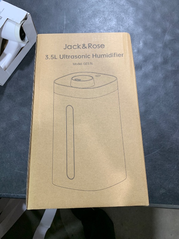 Photo 1 of Jack & Rose Stainless Steel Humidifier, Easy to Clean, Dishwasher Safe, Cool Mist Humidifiers for Bedroom