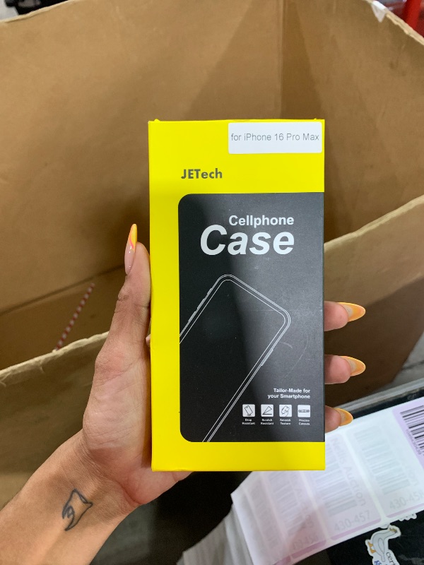 Photo 1 of JETech Magnetic Ultra Slim Case for iPhone 16 Pro Max 6.9 Inch Compatible with MagSafe, Camera Lens Full Protection, Lightweight Matte Finish PP Hard Minimalist Cover (Frosted Clear)