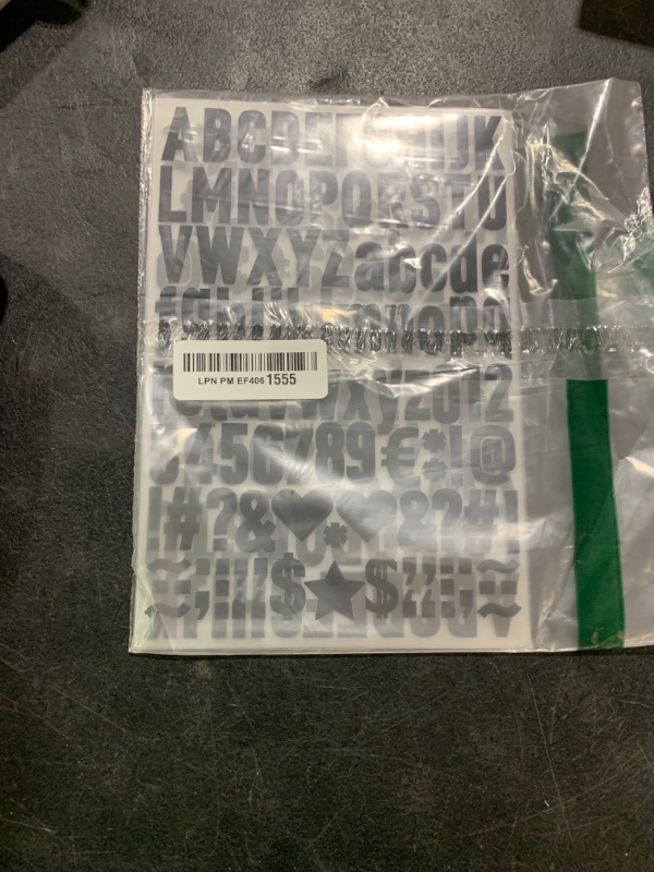 Photo 1 of 1070Pcs Iron on Letters 6 Sheets 1 Inch Iron on Letters and Numbers for Clothing Small Vinyl Letters A-Z Heat Transfer Letters 0-9 Heat Press Alphabet Stickers for T-Shirt Fabric DIY Craft (Black)