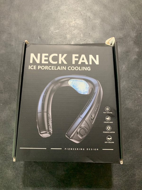 Photo 1 of Neck Fan Portable Air Conditioners Personal Fans, Ergonomic Fan with Cooling Plate, Type-C 8000mAh Rechargeable 3D Airflow Wearable LED Screen 3 Modes Gifts for Men Women Outdoor Travel Indoor