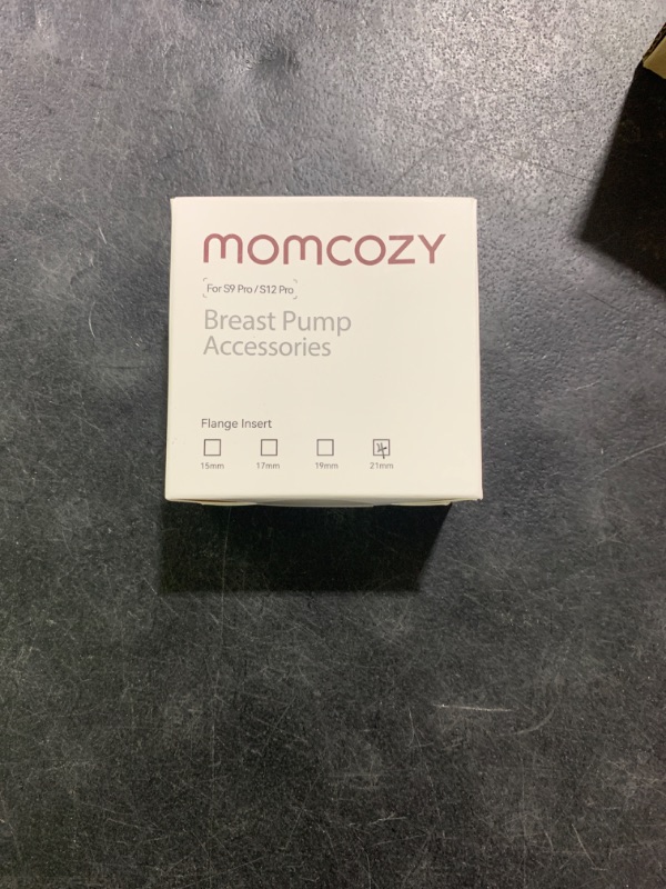 Photo 1 of Momcozy Flange Insert 21mm Compatible with 24mm Flange/Shield of Most Pumps, Insert for Breast Pump Replacement Accessories, 4PCS 21mm