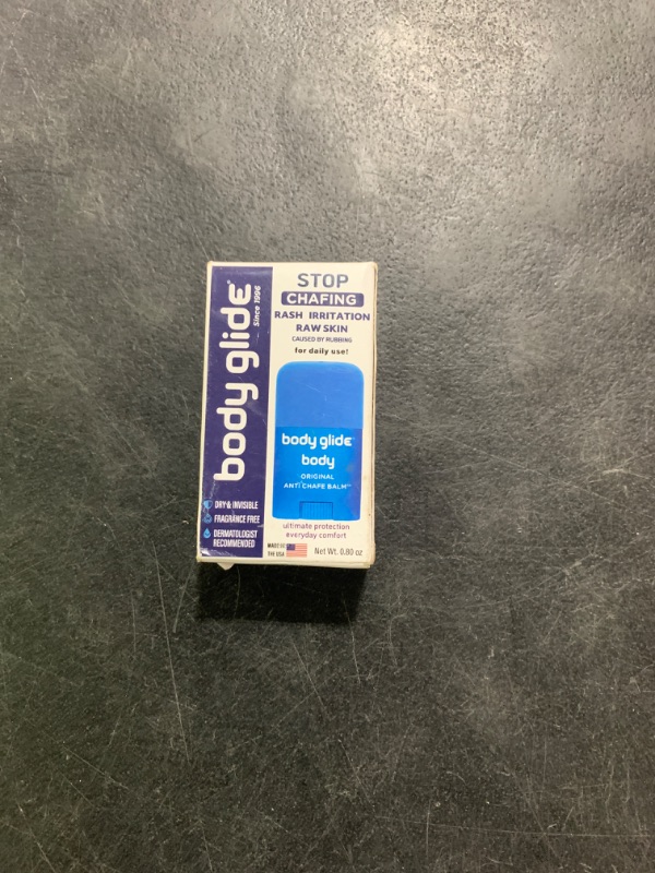 Photo 1 of Body Glide Original Anti Chafe Balm | Anti Chafing Stick | Prevent Arm, Chest, Butt, Thigh, Ball Chafing & Irritation | Trusted Skin Protection Since 1996 |0.8oz