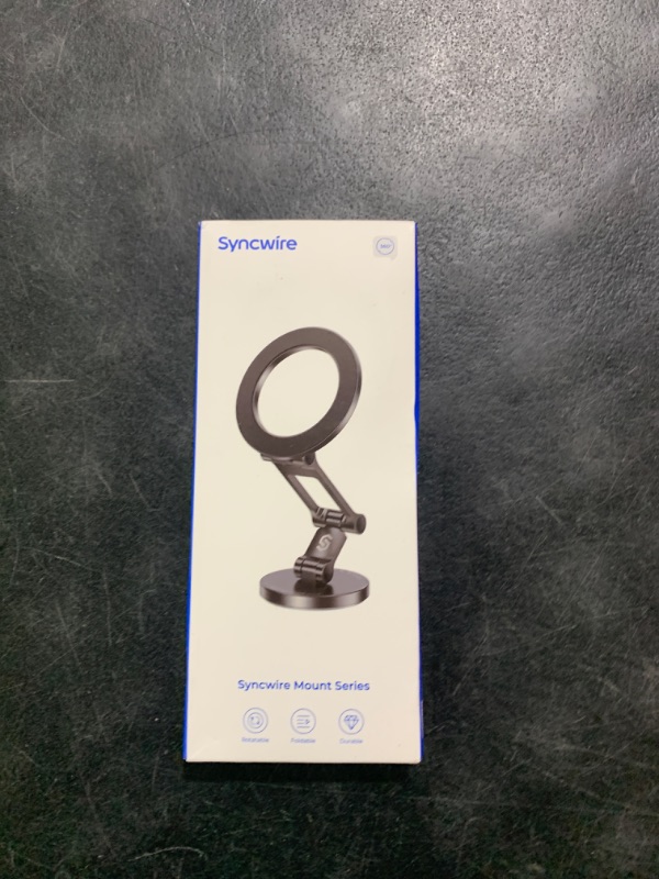 Photo 1 of Syncwire Fits MagSafe Car Mount for Car Dash&Tesla Screen[All-Metal] Magnetic Phone Holder, [Flexible Three-axis]360° Rotation Car Mount Strong Magnets Car Phone Holder for iPhone 16 15 14 13 Pro Max