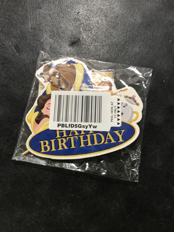 Photo 1 of Beauty and the Beast Happy Birthday 