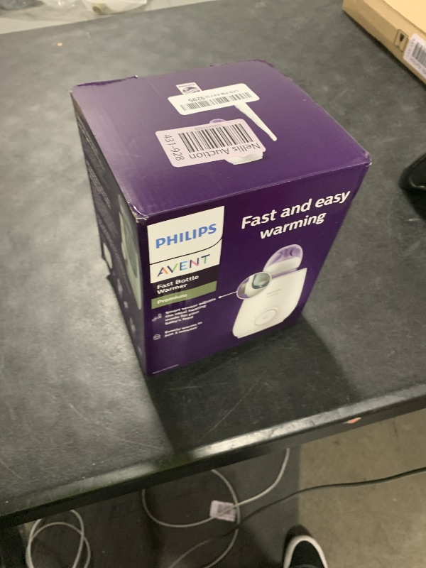 Photo 1 of Philips Avent Premium Fast Bottle Warmer, with Smart Temperature Control, Water Bath Technology, Automatic Shut-Off, Model SCF358