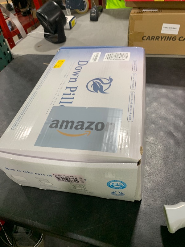 Photo 1 of AiAngu Canadian Luxury Goose Down Pillow King Size - 1050 Fill Power, 100% Cotton with Teflon Shell- Ultra Comfort Sleep Pillows - Bed Pillows for Back, Stomach, Side Sleeper(White,King(Pack of 2))