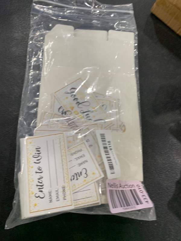 Photo 1 of Colarr Raffle Box Gold Brass Donation Box Ballot Safe Suggestion with Raffle Tickets Cards Ballot with Slot Collection Voting Bowl Holder Gifts(1 Pack)