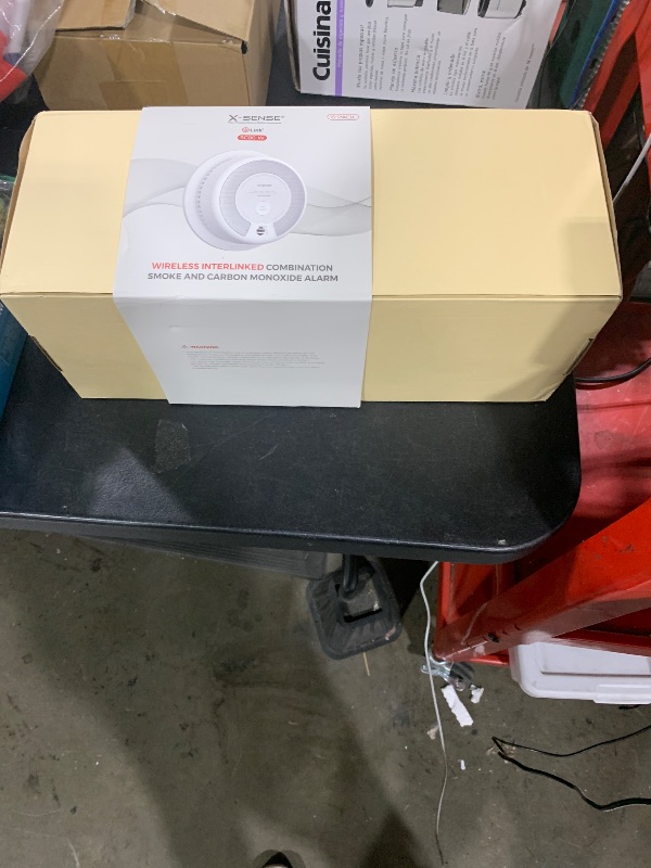 Photo 1 of X-Sense Wireless Interconnected Combination Smoke and Carbon Monoxide Detector, 10-Year Battery Powered Fire and CO Alarm, SC06-W, 6-Pack