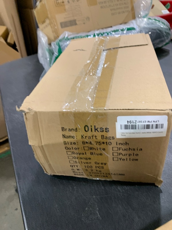 Photo 1 of 100 pack white bags 