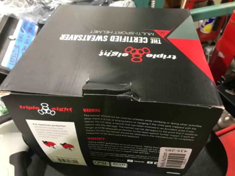 Photo 1 of Triple Eight Certified Sweatsaver Helmet for Skateboarding, BMX, Roller Derby, Roller Skating, Inline Skating, Scooter and Bike