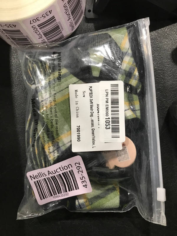 Photo 1 of PUPTECK Soft Mesh Dog Harness and Leash Set Pet Puppy Cat Comfort Padded Vest No Pull Harnesses, Green/Yellow, L