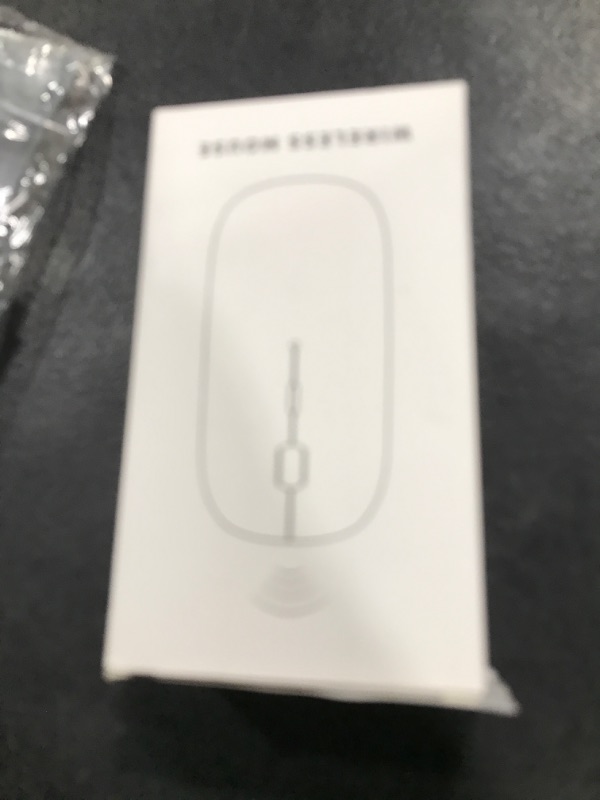 Photo 1 of SUNGI Bluetooth Mouse for Laptop/Tablet/iPhone/Android PC,Rechargable Quiet Slim Mice Compatible with Windows/Linux,Silver