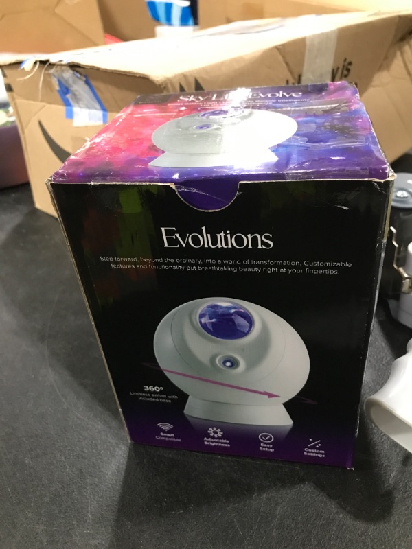 Photo 1 of BlissLights Sky Lite Evolve - Star Projector, Galaxy Projector, LED Nebula Lighting, WiFi App, for Meditation, Relaxation, Gaming Room, Home Theater, and Bedroom Night Light Gift (Blue Stars)