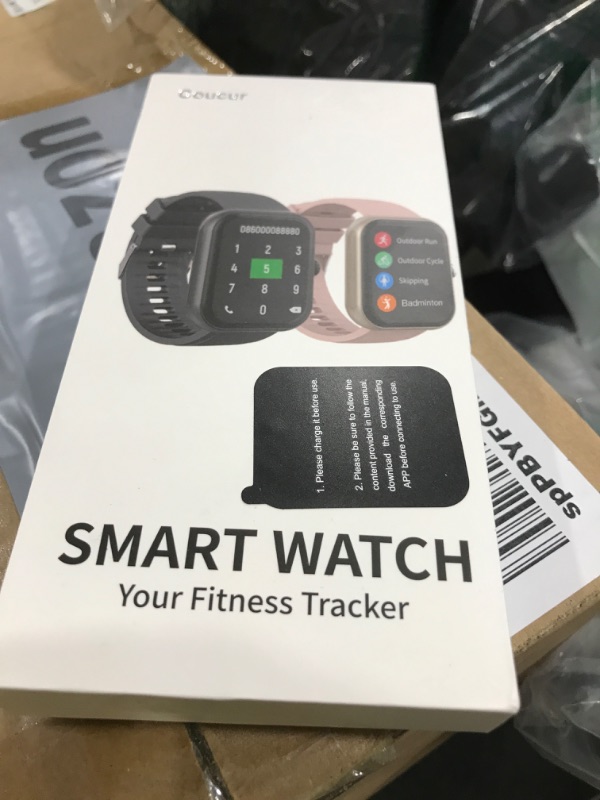Photo 1 of Smart Watch for Men Women, 1.96" HD Fitness Tracker Running Watch (Answer/Make Call), IP68 Waterproof,Pedometer, Sleep/Step/Activity/Heart Rate Monitor,110+ Sport Mode Smartwatch for iOS Android,Pink