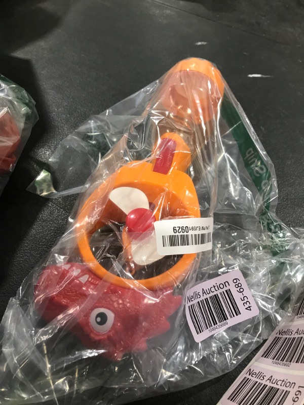 Photo 1 of MITAOSLIM Dinosaur Characters Portable Handheld Water Misting Fan Battery Powered Water Cooling sprayer For Travel,Picnic & Camping (Dinosaur Orange)