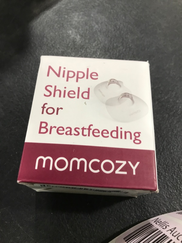 Photo 1 of Momcozy Contact Nipple Shields, 100% Food-Grade Silicone for Breastfeeding Moms, Ultra-Thin & Super-Soft, Made Without BPA/BPS, Include Carry Case, 20mm
