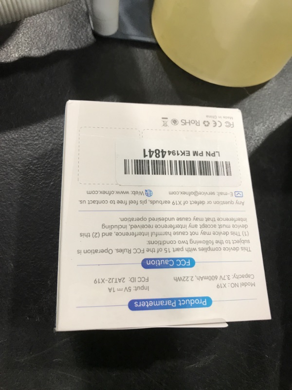 Photo 1 of 5.3 Headphones 90 Hrs Playtime Earbuds with Wireless Charging Case Power Display Over-Ear Earphones with Earhooks