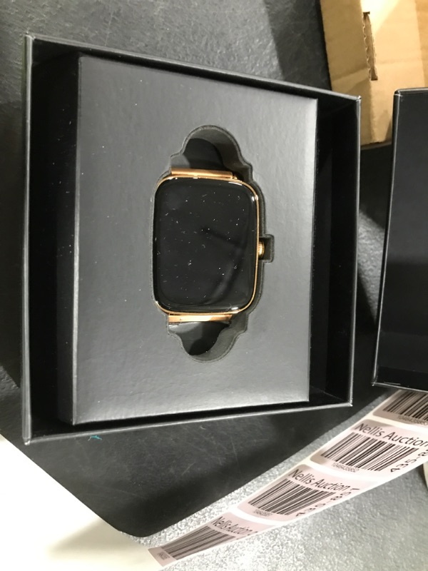 Photo 1 of 2025 Smart Watches for Women, 1.85" AI Voice Smartwatch, 24/7 Heart Rate Monitor, Stress/SpO2/Sleep Tracker, IP68 Waterproof, Weather, 100+ Sports Fitness Tracker for Android iOS Gold Metal
