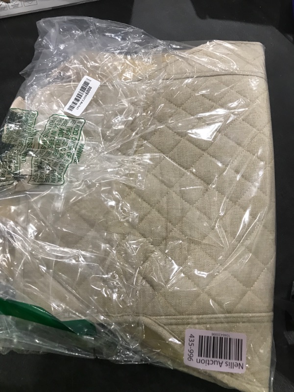 Photo 1 of IVICY Linen Car Seat Cover for Cars - Soft & Non-Slip - Front Car Seat Protector Covers for Most Automotive, Vans, SUVs, Trucks - 1 Unit – Warm Beige