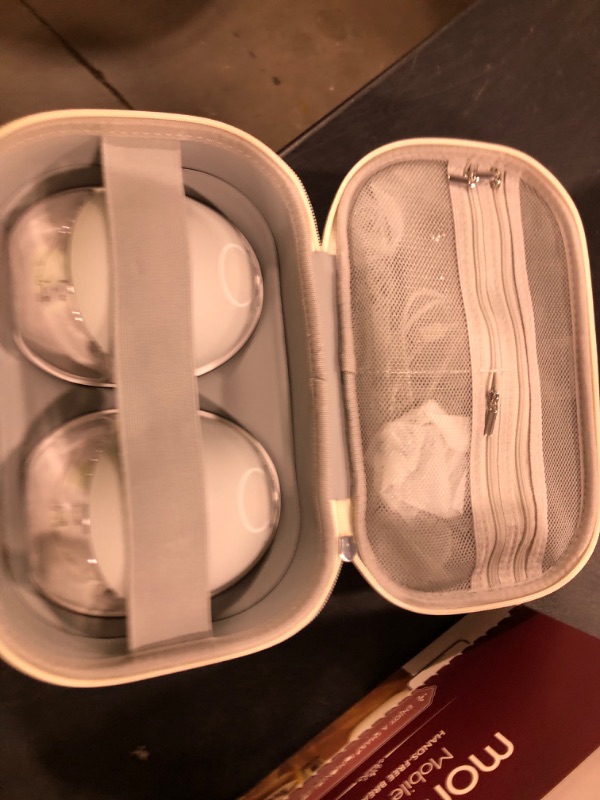 Photo 1 of Momcozy Breast Pump Hospital-Grade, Hands Free Breast Pump App with Leak-Proof DoubleFit Flange, Personalized Multi-Modes & 15 Levels, 2 Count