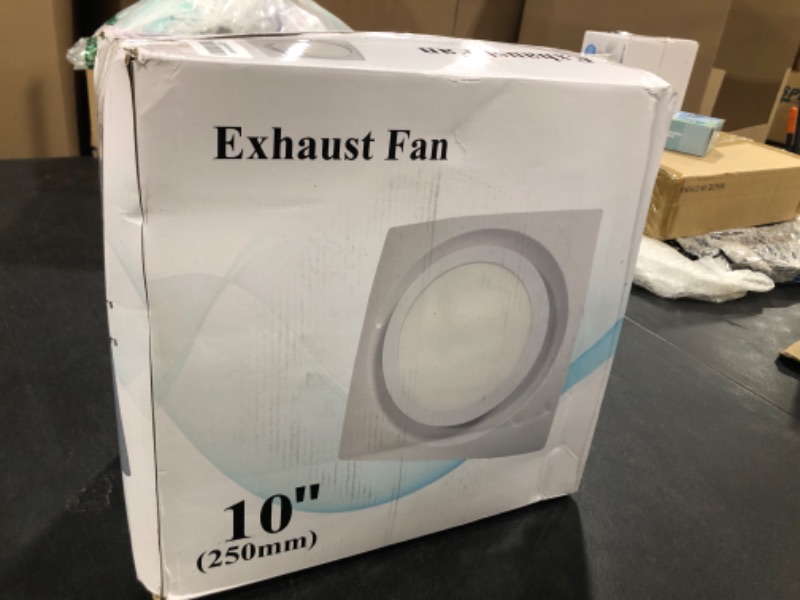 Photo 1 of Hon&Guan Bathroom Exhaust Fan, Quiet Square Bathroom Vent Fan 111 CFM, 1.0 Sones, Ceiling Mount Ventilation Fan, Bath Ceiling Fans, Exhaust Fan for Home Bath Hotel