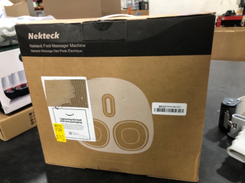 Photo 1 of Nekteck Shiatsu Foot Massager Machine and Heat, Air Compression with Deep Kneading Therapy, Relax for Home or Office (Large Size)