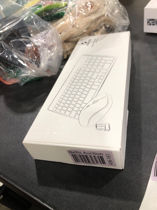 Photo 1 of J JOYACCESS Wireless Keyboard and Mouse Combo with 7 Backlit Options,Quiet Light Up Keys,Type-C Rechargeable,Sleep Mode-2.4G Slient Portable Cordless Combo for Laptop/PC/Computer/Mac(Grey+Sliver)
