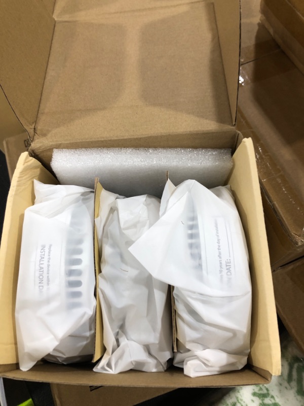 Photo 1 of X-Sense  And Carbon Monoxide Detector Combo, Wireless Interconnected Combination Smoke and Carbon Monoxide Detector with 10-Year Battery, Up to 24 X-Sense Link+ Wireless Alarms, SC01-W, 3-Pack