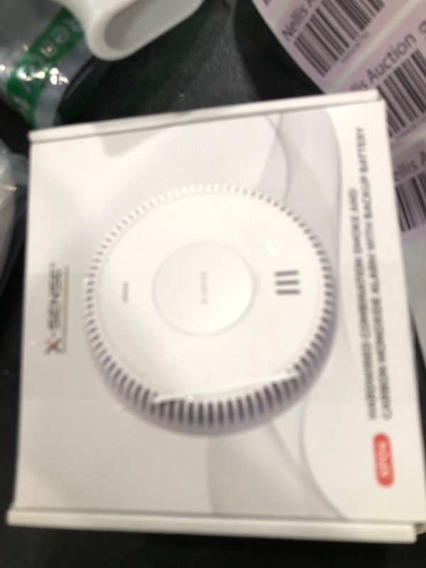 Photo 1 of X-Sense Hardwired Combination Smoke and Carbon Monoxide Detector, Hardwired Interconnected Smoke and CO Detector Alarm with Replaceable Battery Backup, XP04, 1-Pack